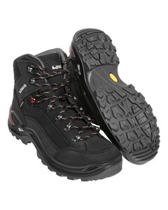 Жіночі черевики Lowa Renegade GTX MID - Black/Prune Жіночі черевики Lowa Renegade GTX MID - Black/Prune