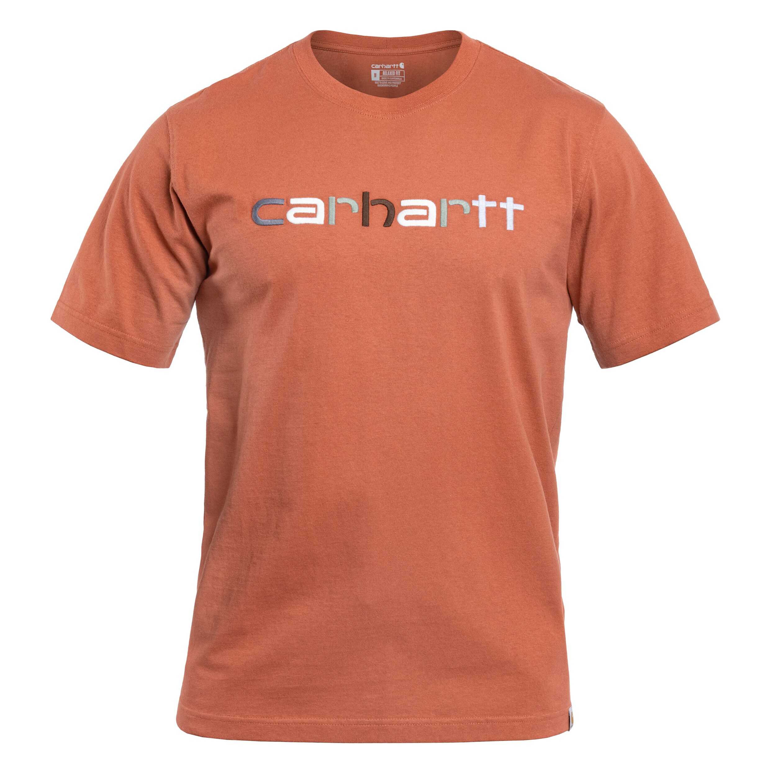Koszulka T-Shirt Carhartt Heavyweight Logo - Terracotta