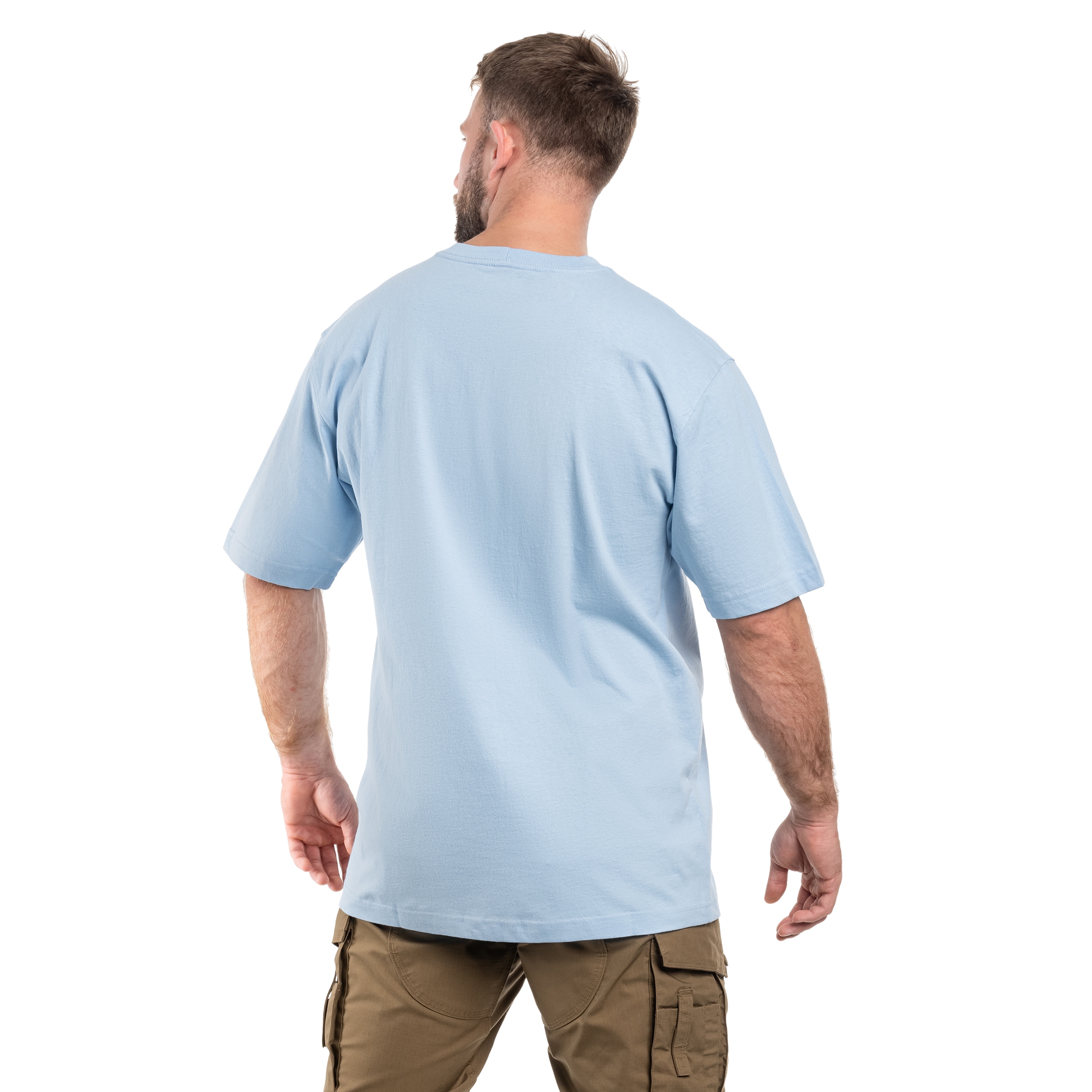 Koszulka T-Shirt Carhartt Heavyweight Graphic - Fog Blue