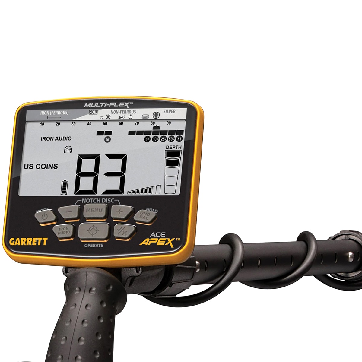 Wykrywacz metali Garrett ACE APEX z cewką Raider 8,5X11