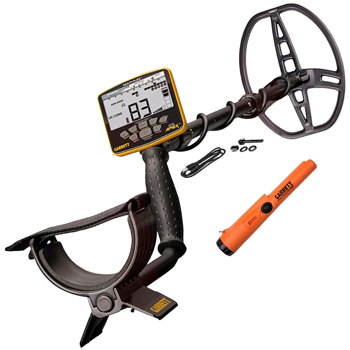 Wykrywacz metali Garrett ACE APEX z cewką Raider 8,5X11