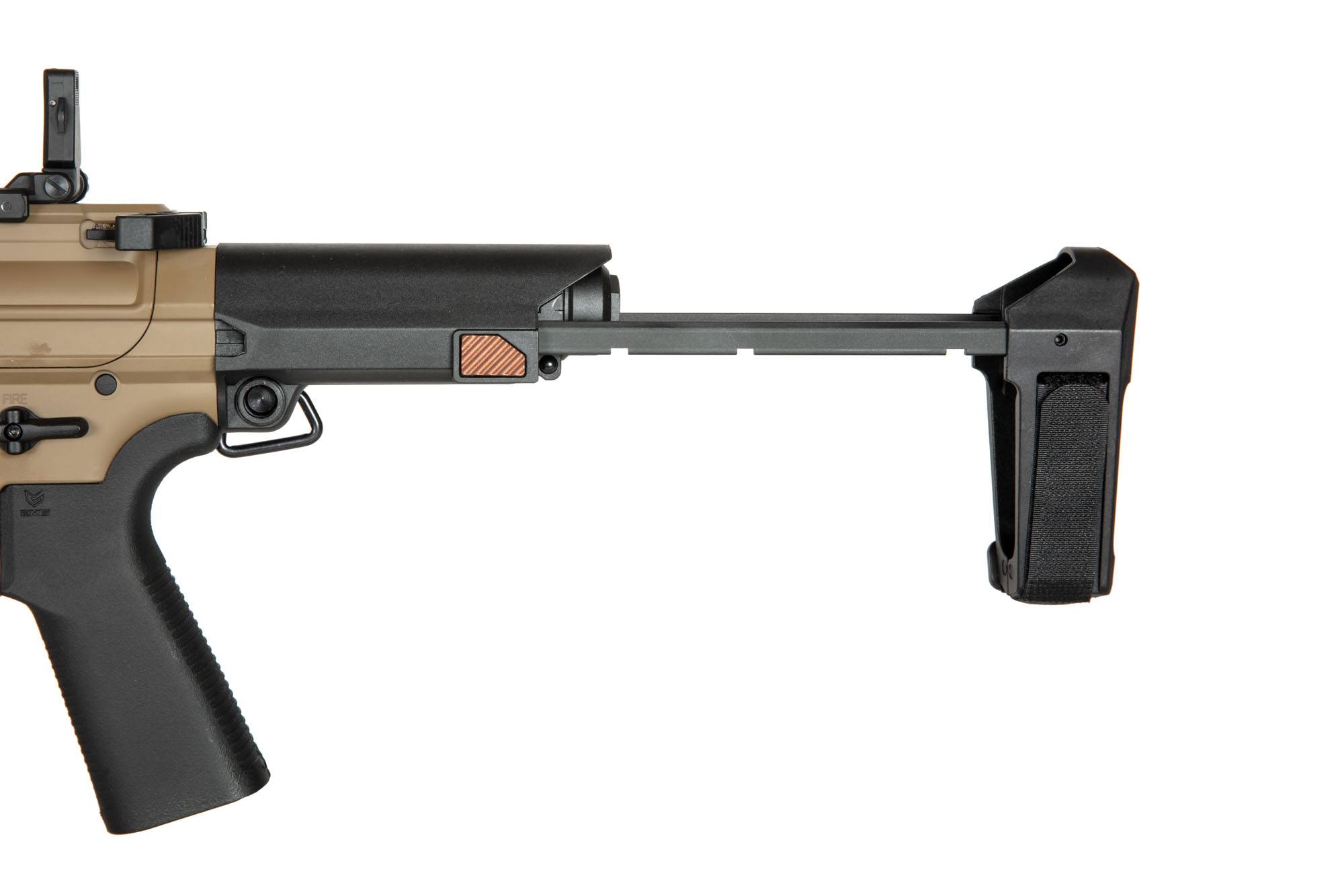 Пістолет-кулемет AEG EMG Noveske Space Invader 9мм PCC - тан