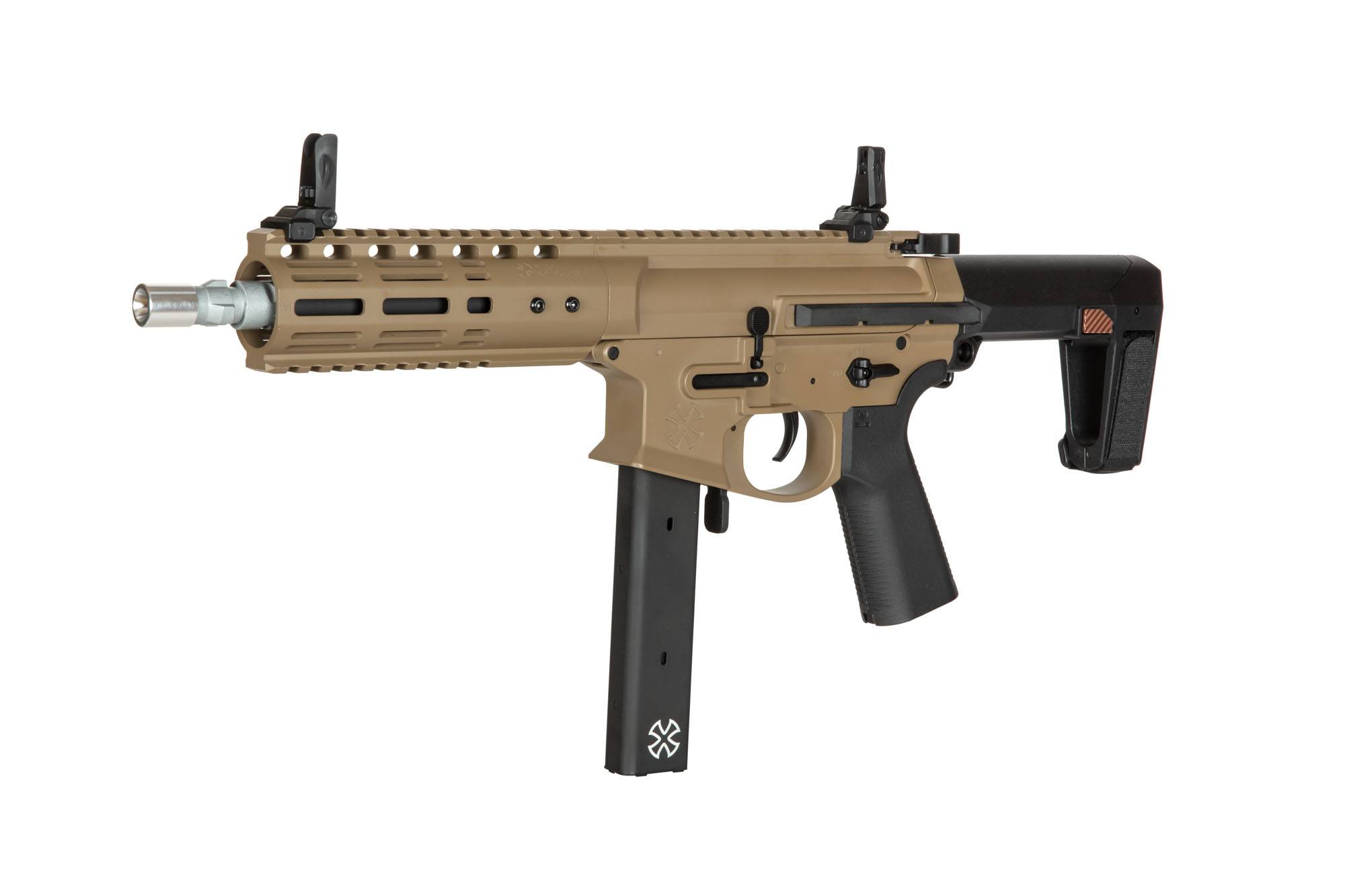 Пістолет-кулемет AEG EMG Noveske Space Invader 9мм PCC - тан