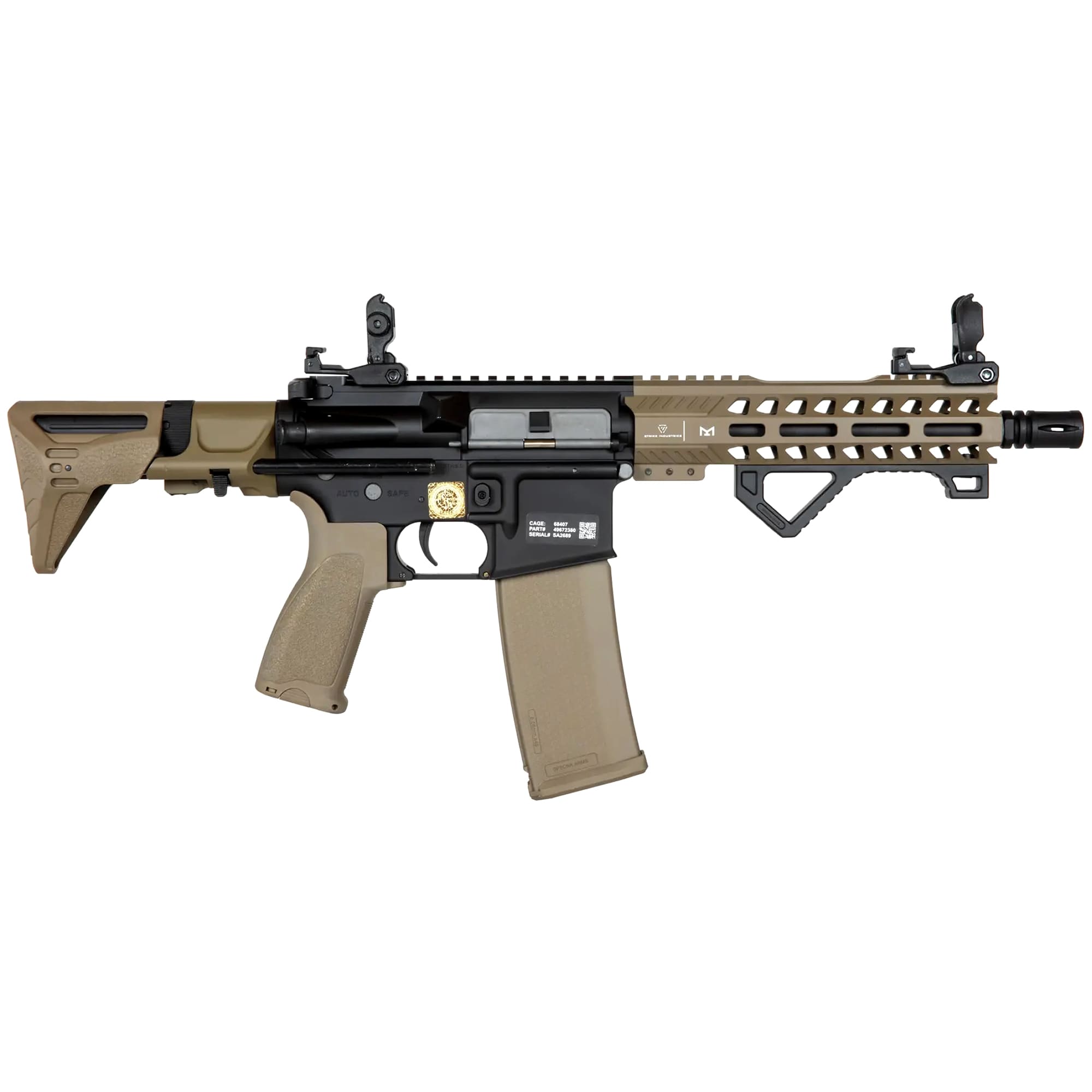 Karabinek szturmowy AEG Specna Arms RRA & SI SA-E17 Edge PDW HAL2 - Half-Tan