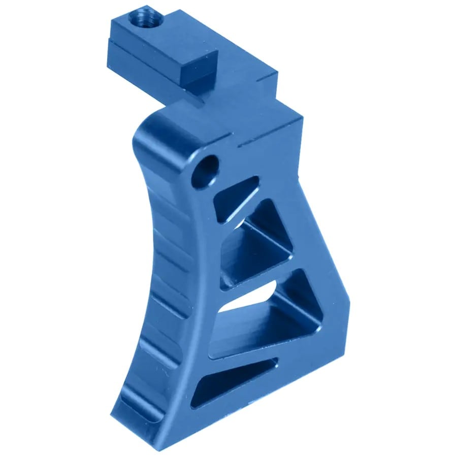 Aluminiowy spust CNC do replik STORM PC1 - Blue