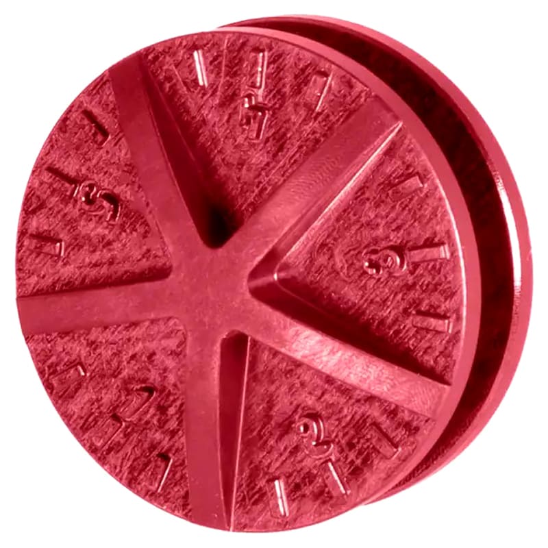 Pokrętło regulacji Hop-Up Storm CNC do replik PC1 - Red