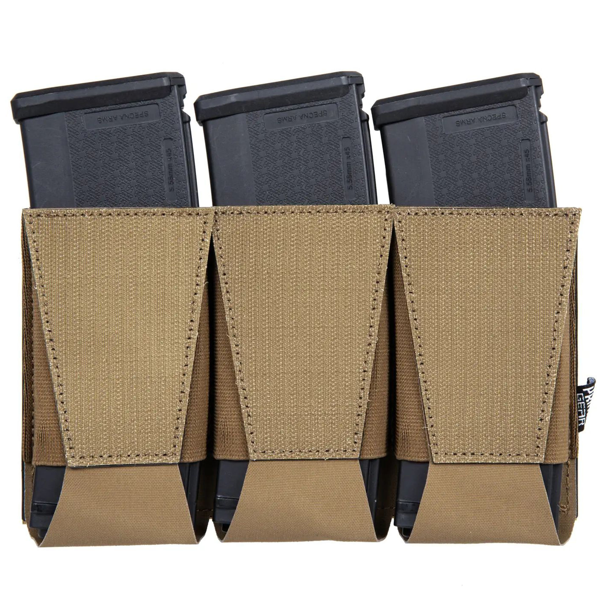 Potrójna ładownica Primal Gear na magazynki karabinowe - Coyote Brown