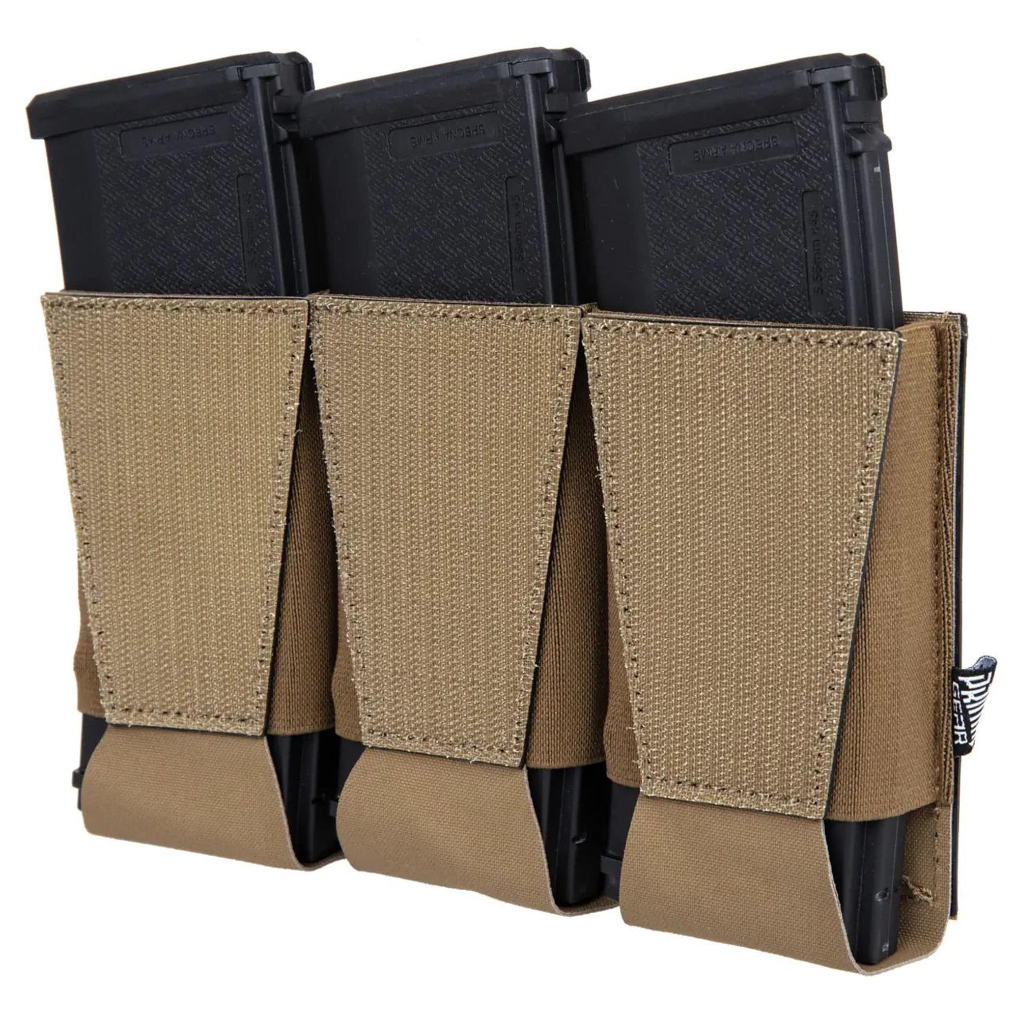 Potrójna ładownica Primal Gear na magazynki karabinowe - Coyote Brown