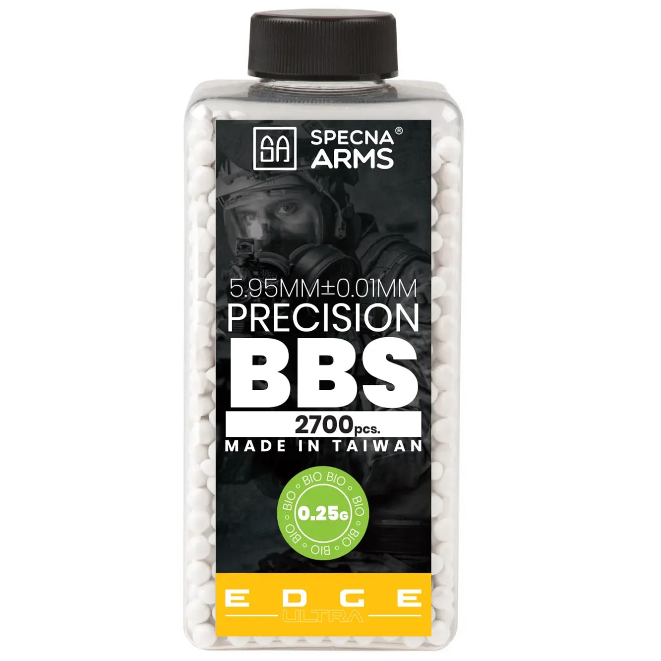 Kulki precyzyjne ASG Specna Arms EDGE Ultra Bio 0,25g 2700 szt. - Białe