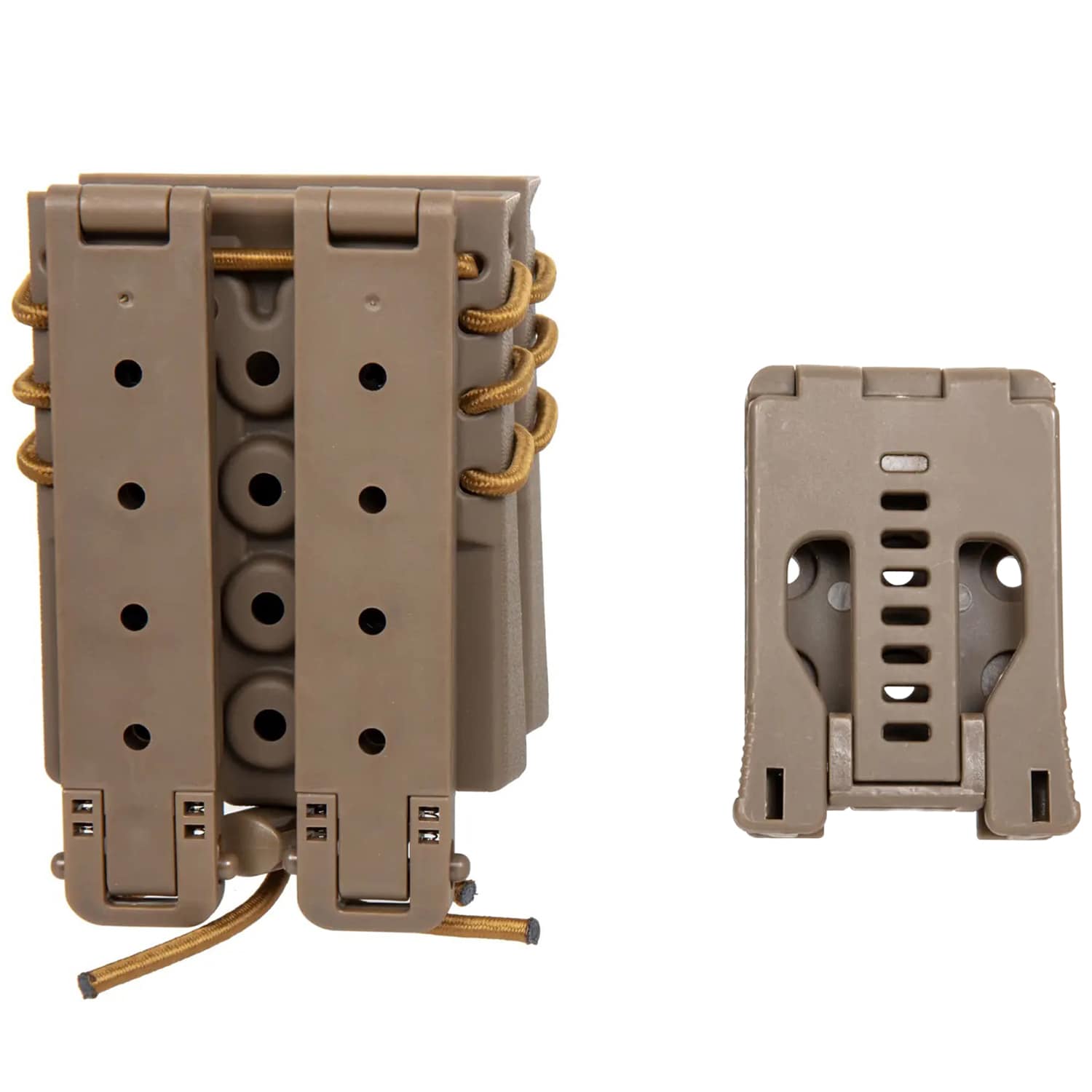 Podwójna ładownica Wosport Urban Assault Quick Pull na magazynki  M4/M16 - Tan