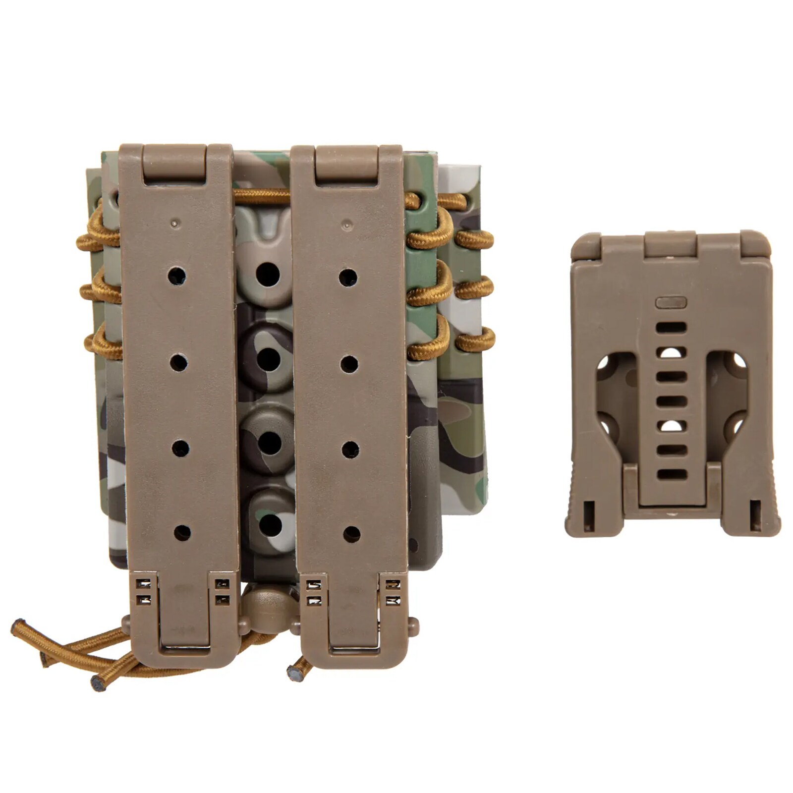 Набір підсумків Wosport Urban Assault Quick Pull для магазинів до M4/M16 та пістолетів - MultiCam