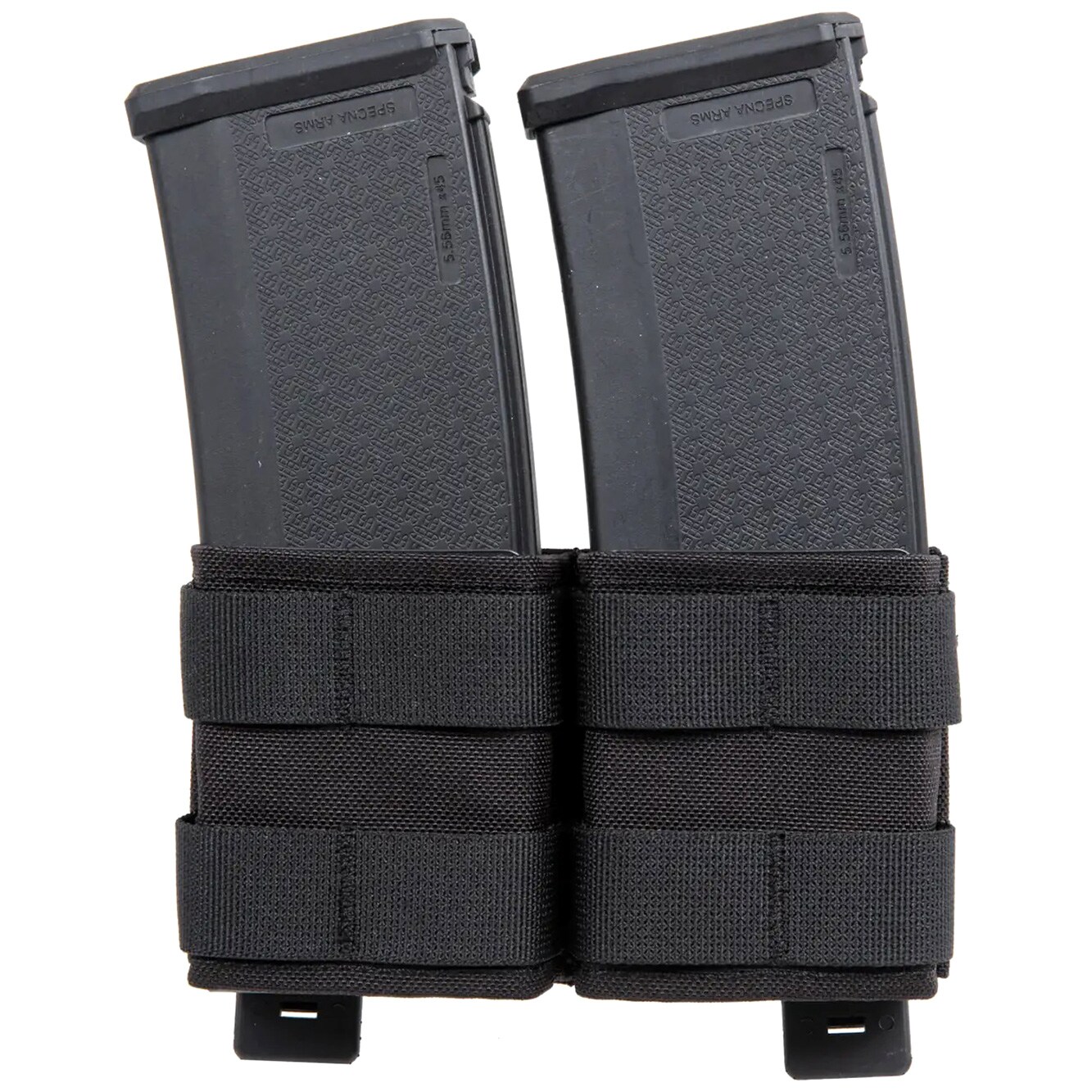 Podwójna ładownica otwarta Wosport na magazynki - Black