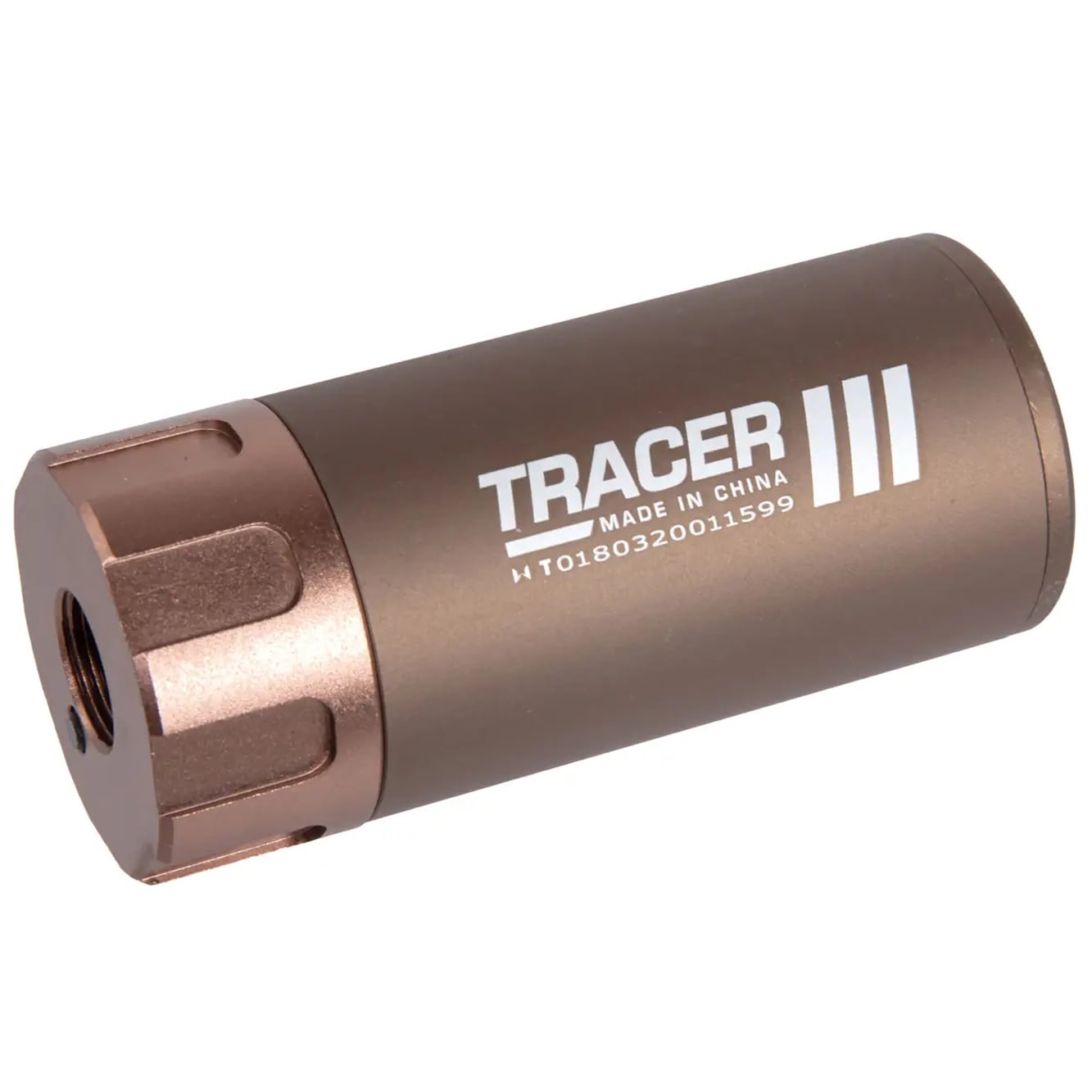Tłumik dźwięku ASG Wosport Flash Tracer z naświetlaczem - Tan