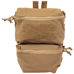 Задня панель Wosport PC Back Panel Double Bag для тактичного жилета V5  - Coyote Brown