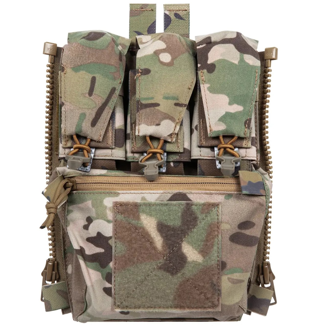 Panel taktyczny Wosport V5 PC z ładownicami pistoletowymi - MultiCam