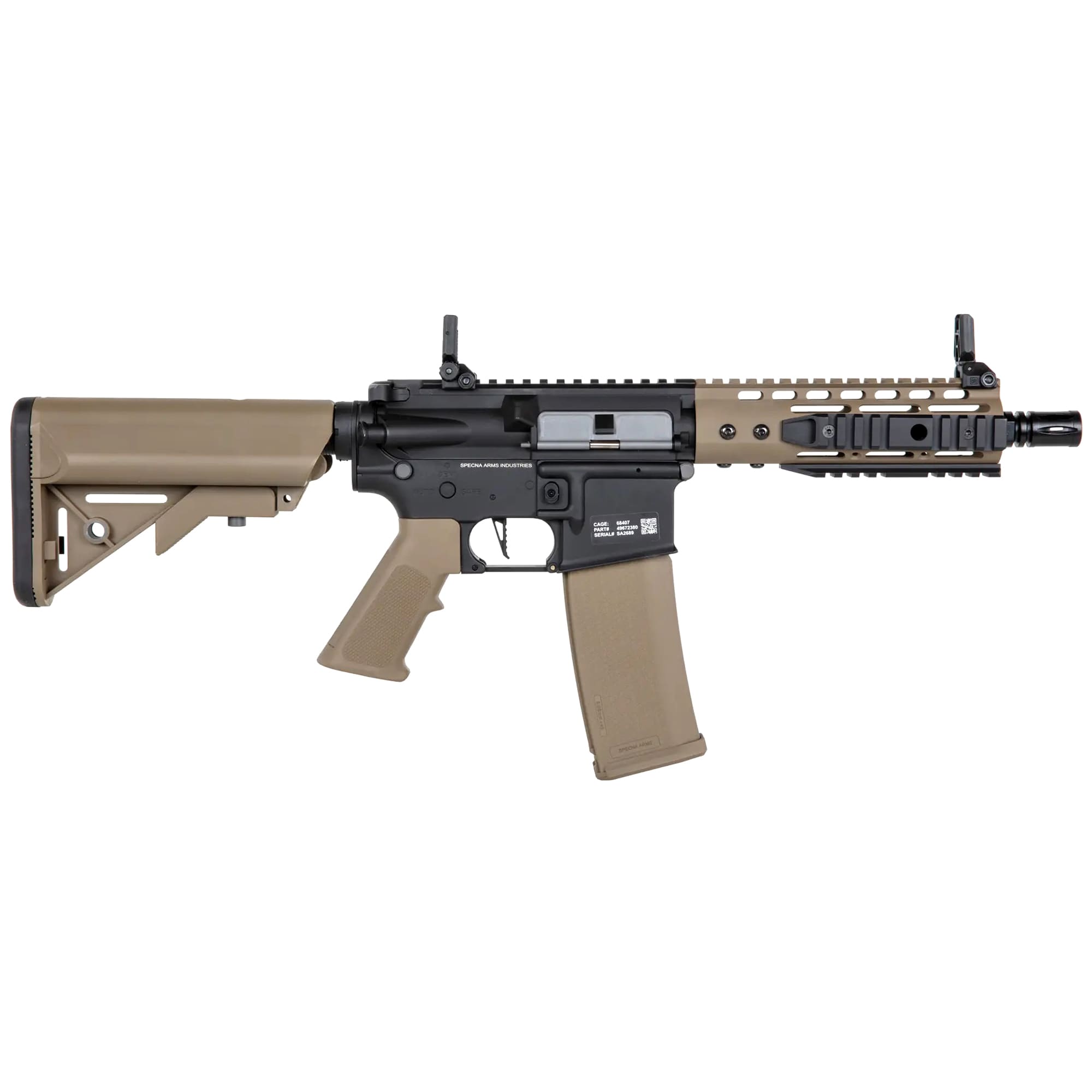 Karabinek szturmowy AEG Specna Arms SA-C12 CORE HAL ETU - Half-Tan