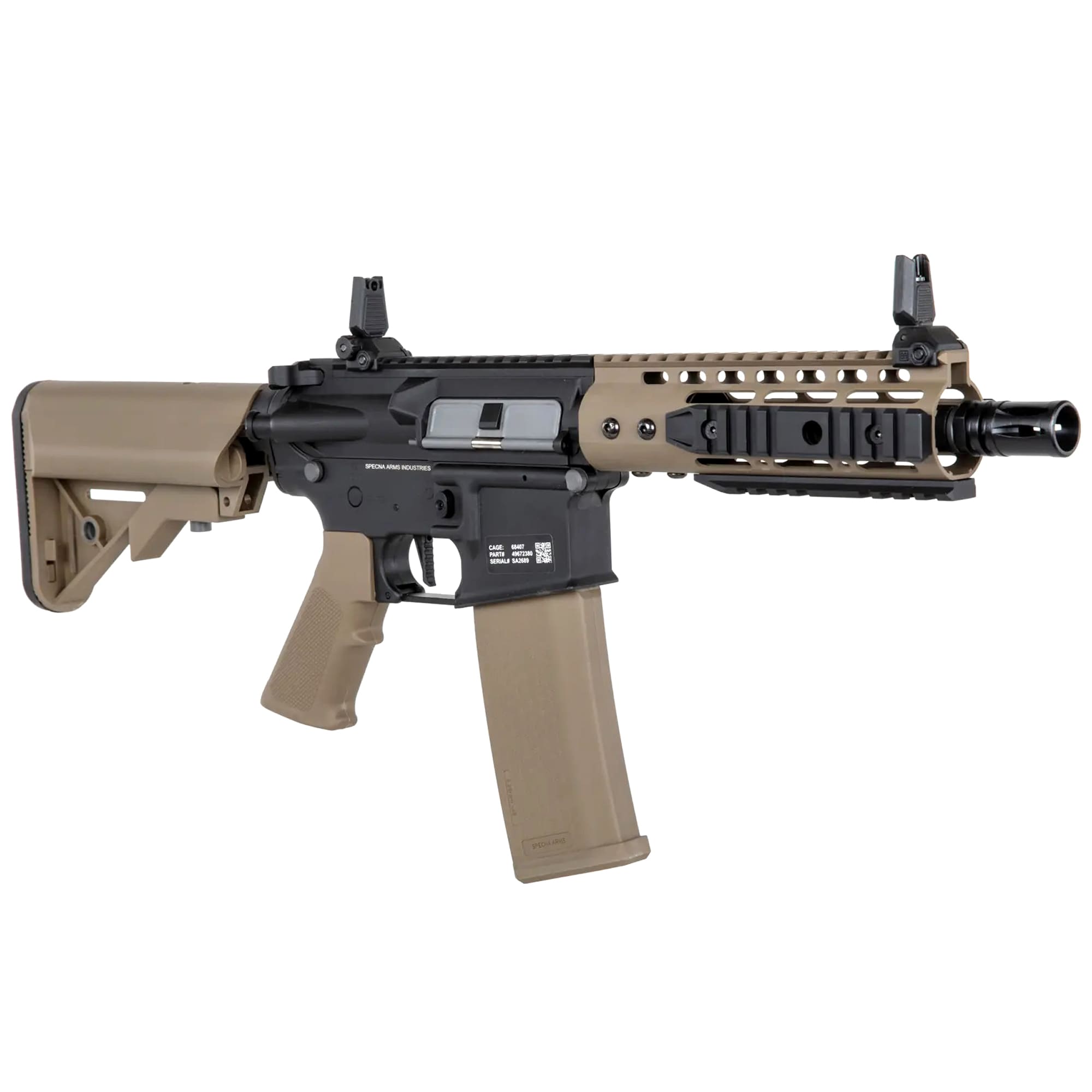 Karabinek szturmowy AEG Specna Arms SA-C12 CORE HAL ETU - Half-Tan