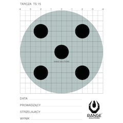 Tarcze strzeleckie Range Solutions TS-15 - 100 sztuk
