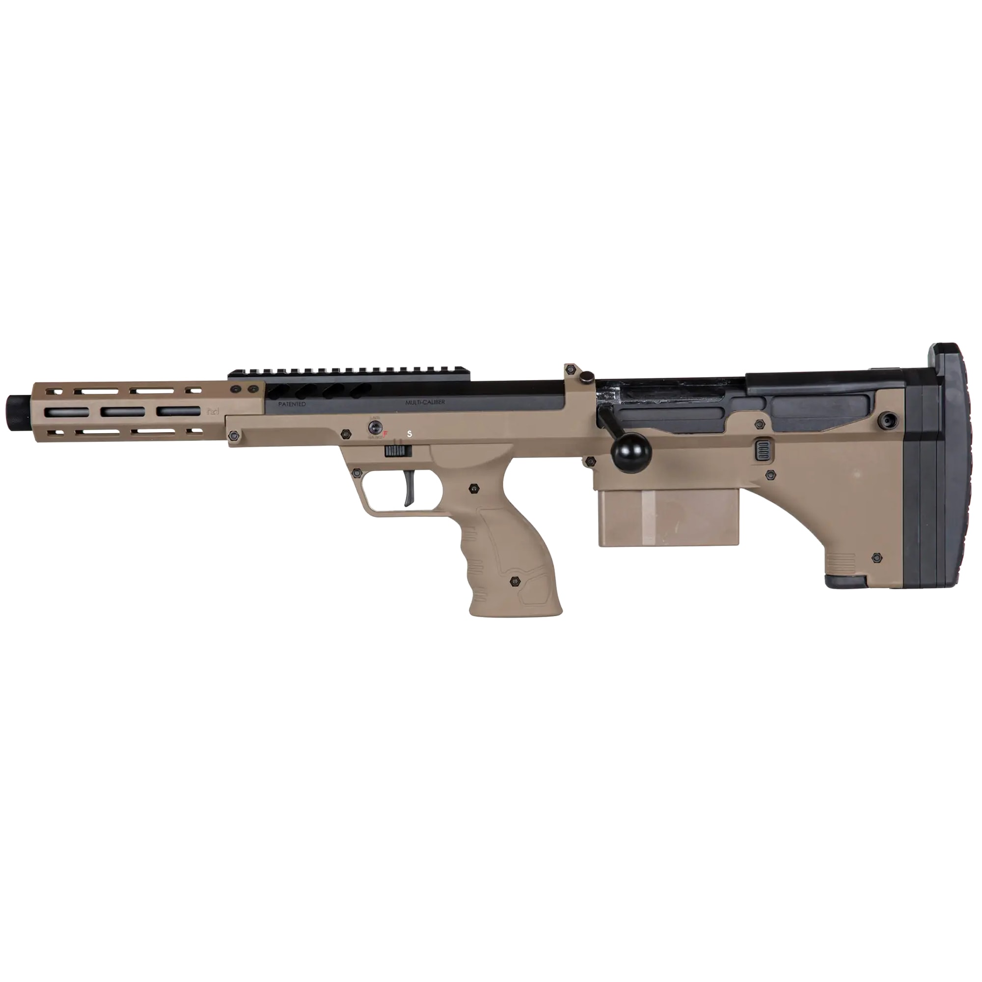 Karabin snajperski ASG Silverback Airsoft Desert Tech SRS-A2/M2 Sport 16” (leworęczny) - FDE