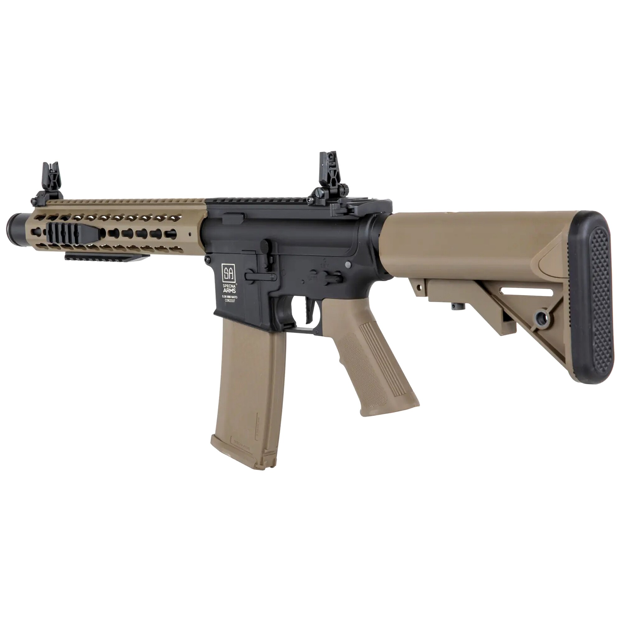 Karabinek szturmowy AEG Specna Arms SA-C07 CORE HAL ETU - Half-Tan