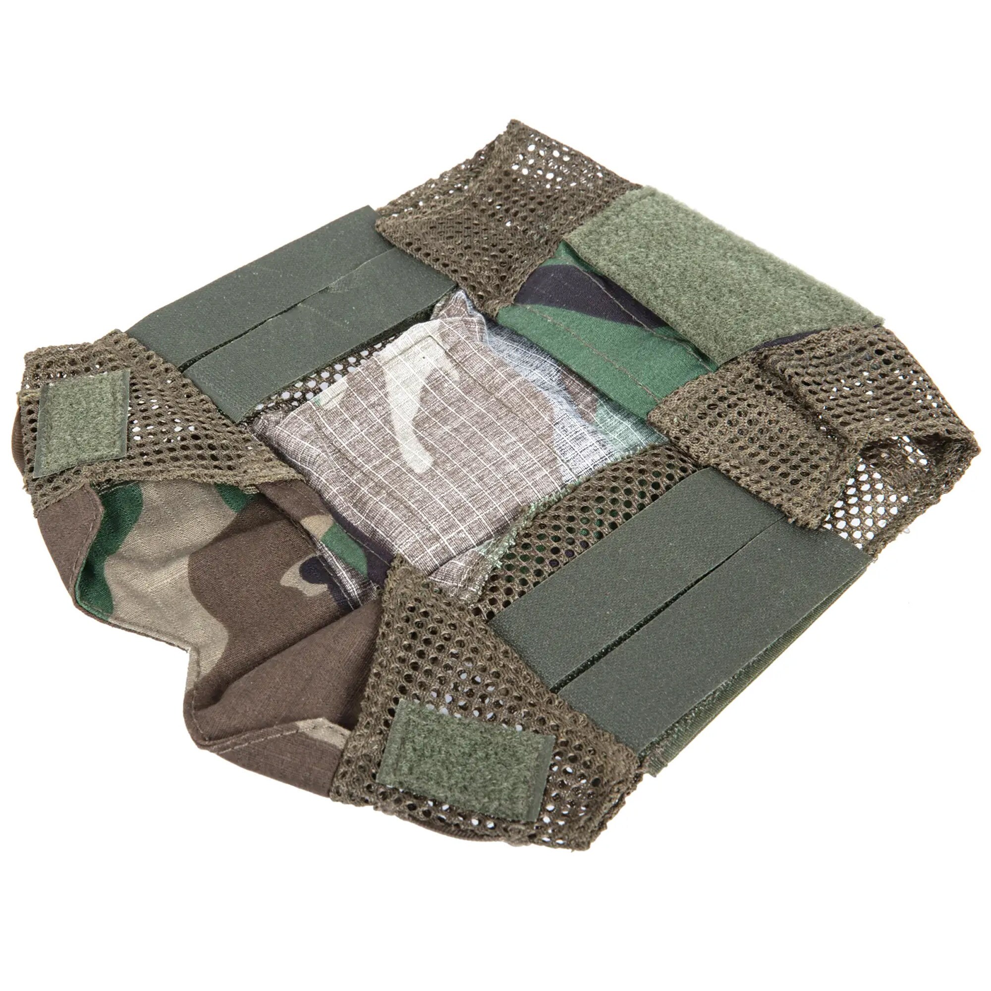 Pokrowiec Wosport na hełm typu FAST - Woodland