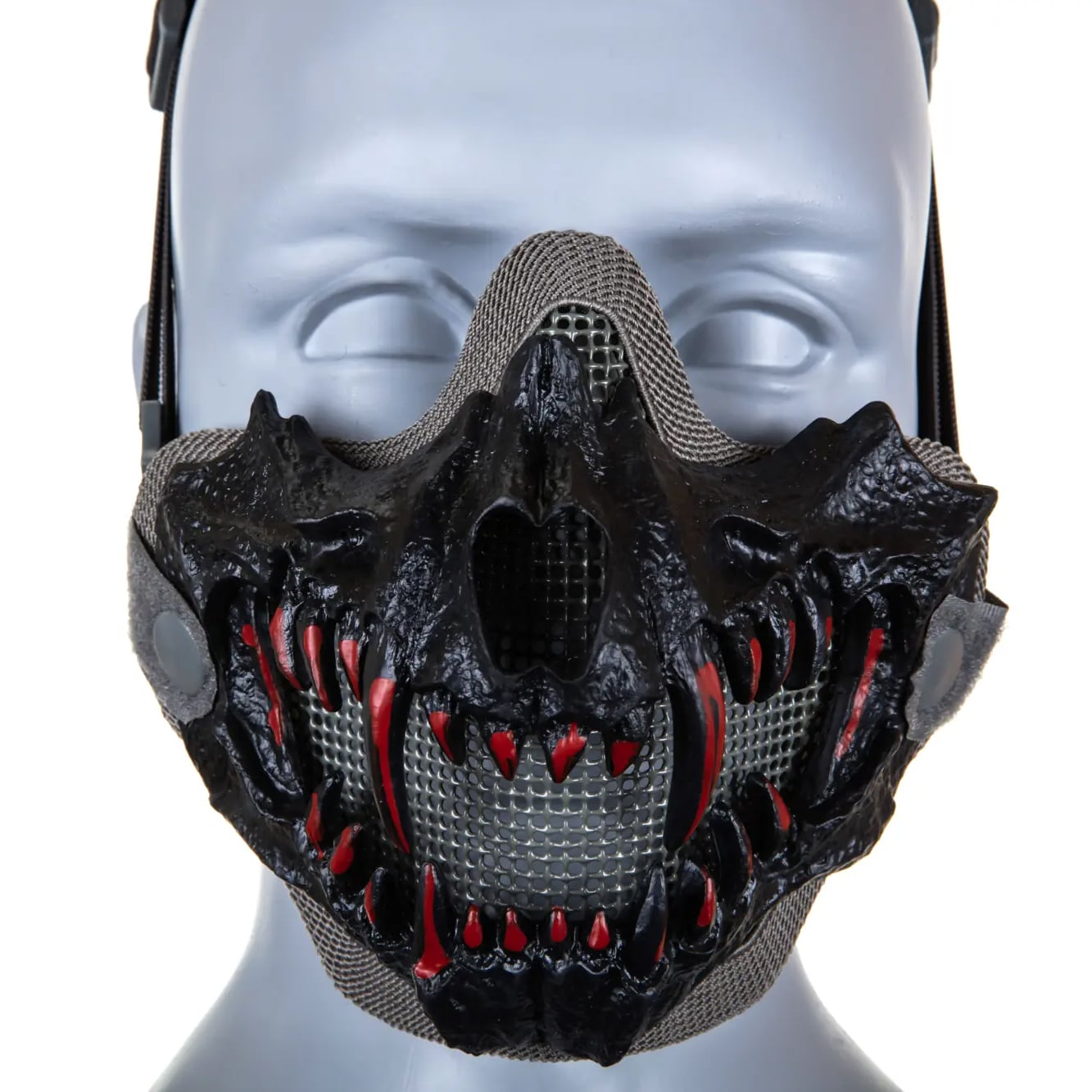 Maska ochronna Wosport Stalker Fangs Standard - Szara