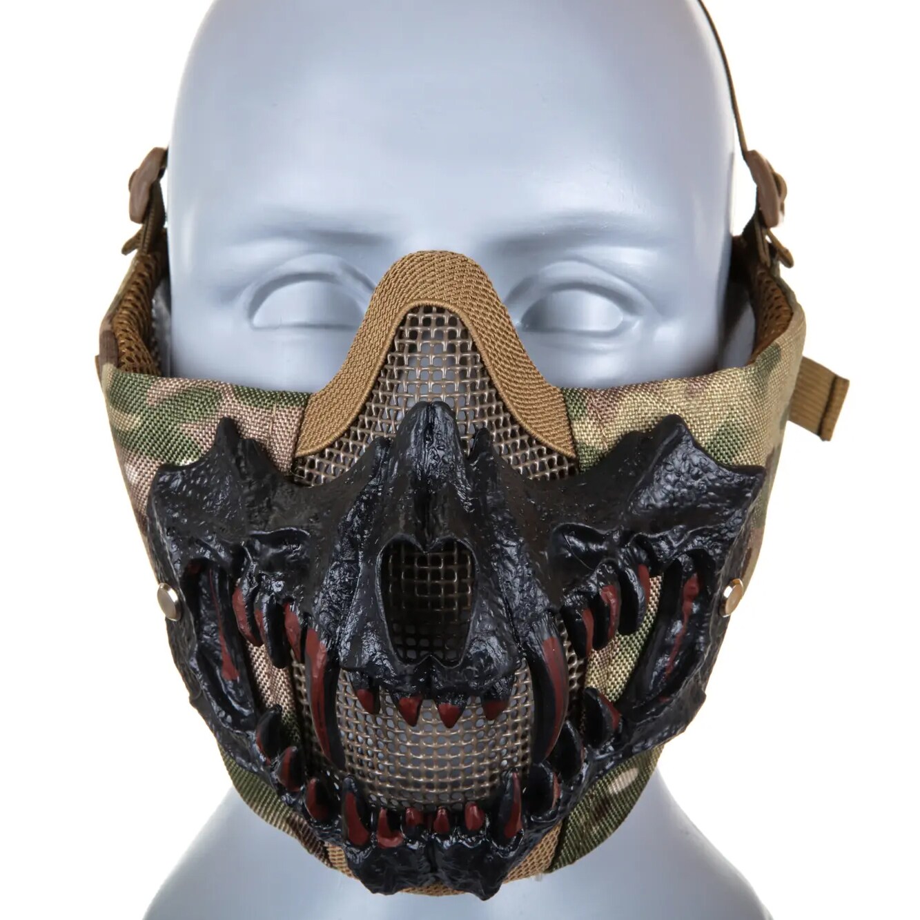 Maska ochronna typu Stalker Wosport EVO Plus Fangs Ear Protection - MultiCam