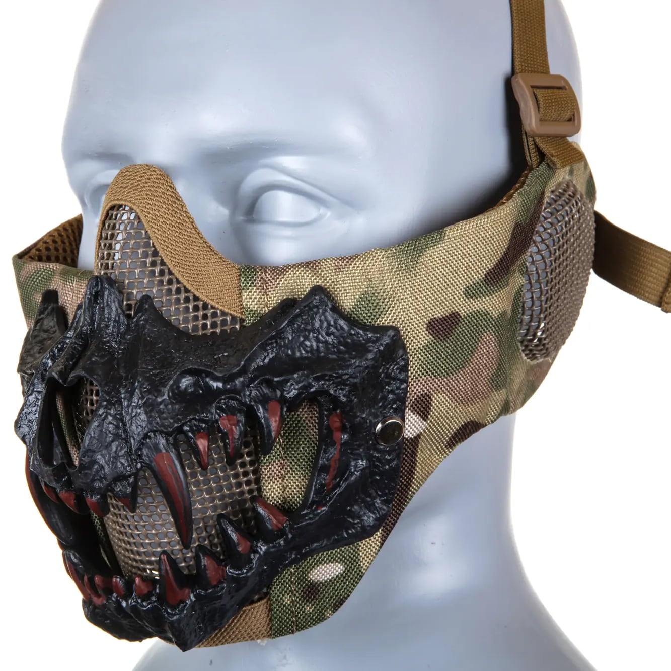 Maska ochronna typu Stalker Wosport EVO Plus Fangs Ear Protection - MultiCam