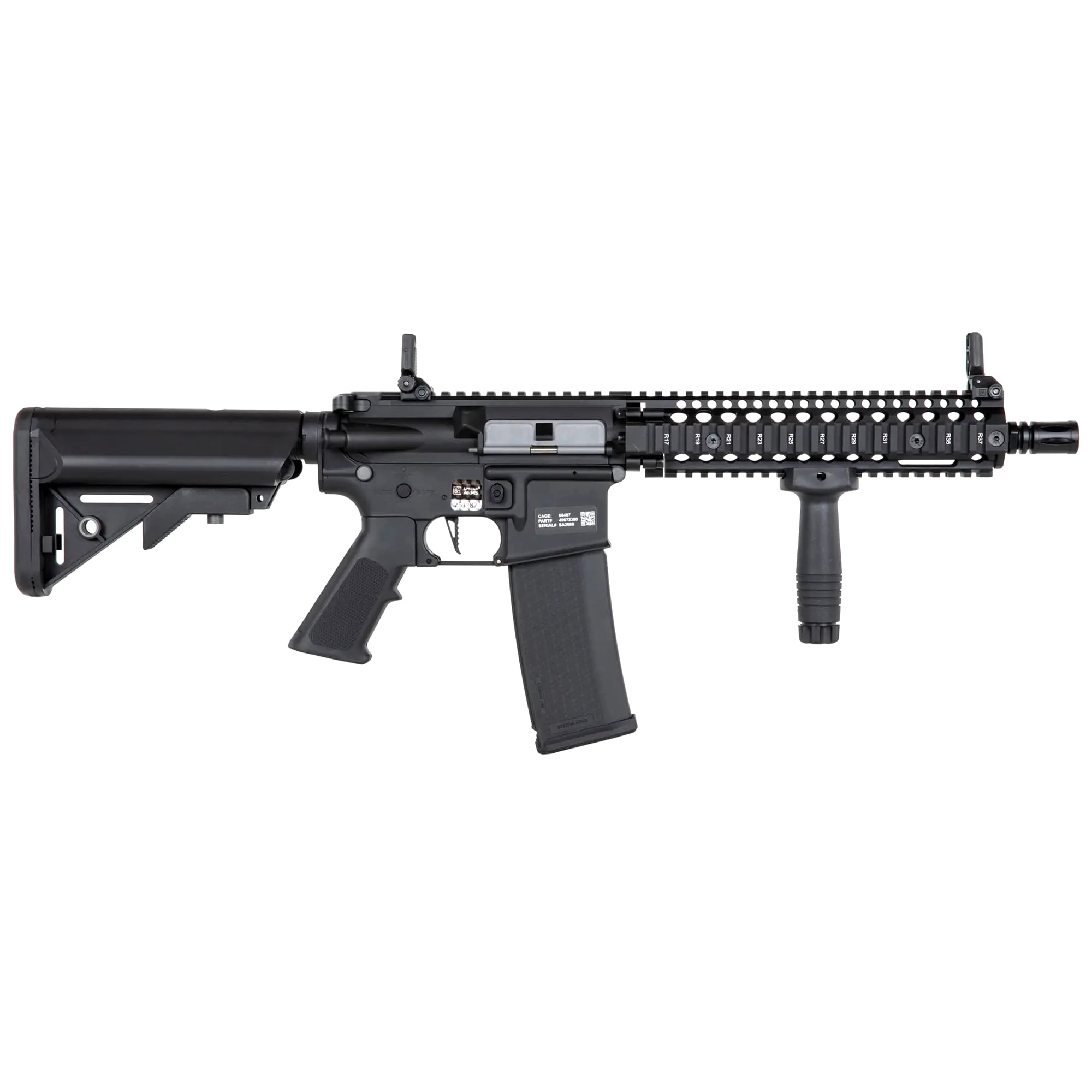 Karabinek szturmowy AEG Specna Arms SA-C19 CORE Daniel Defense HAL ETU - Black