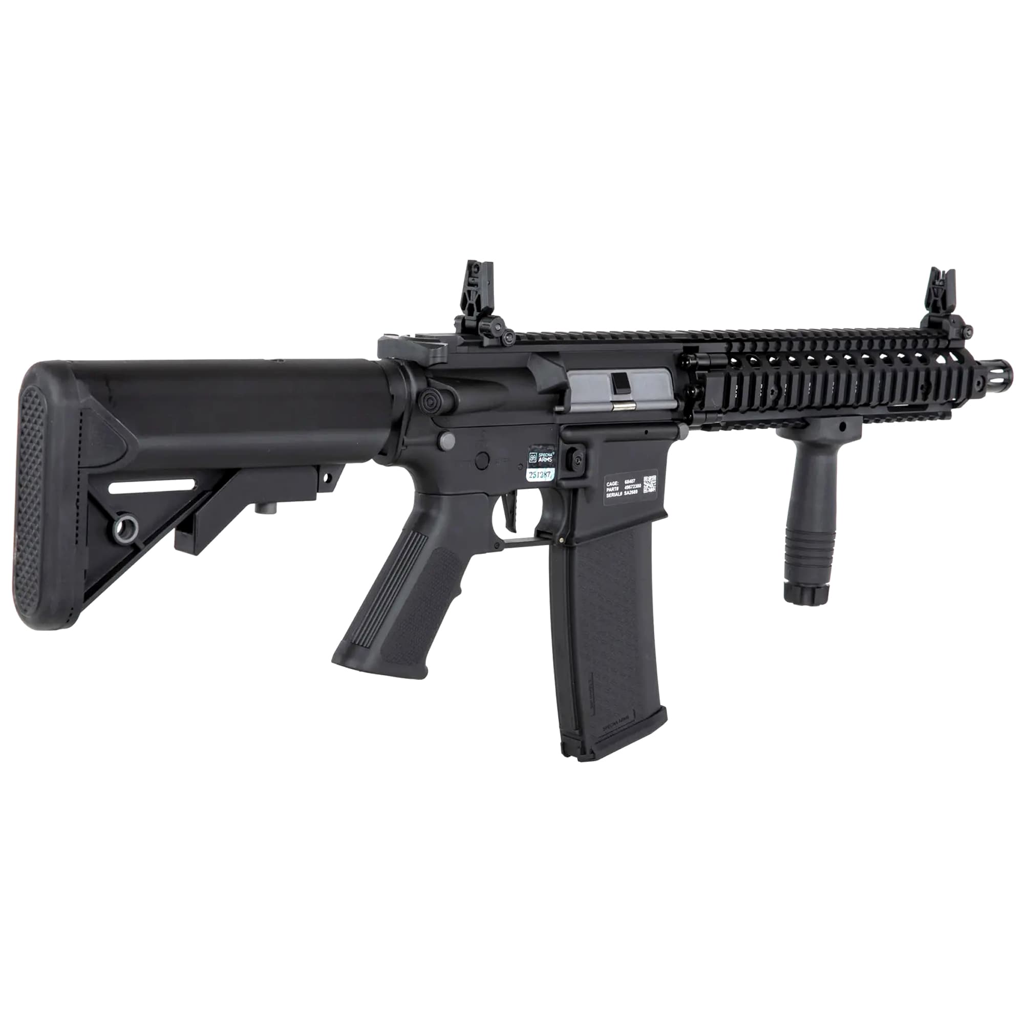 Karabinek szturmowy AEG Specna Arms SA-C19 CORE Daniel Defense HAL ETU - Black