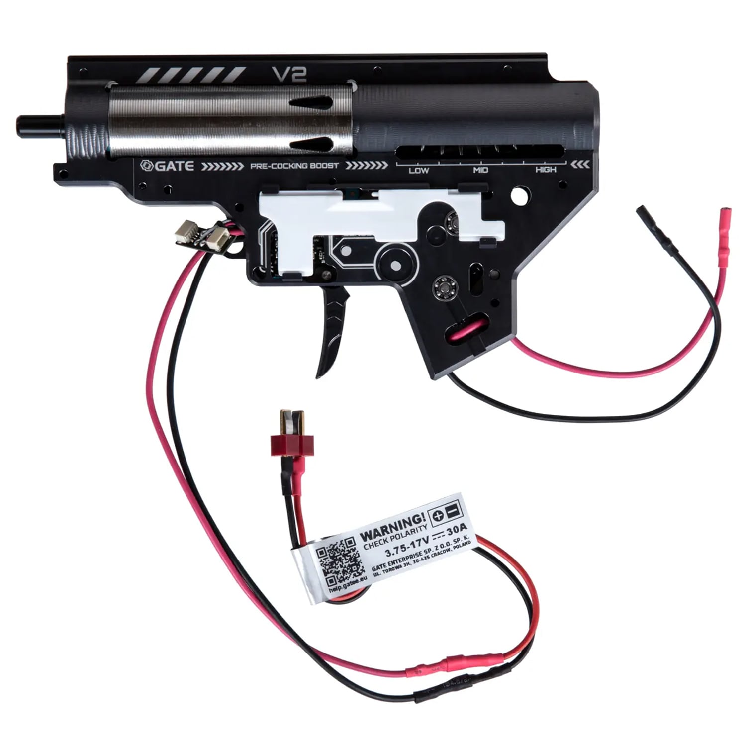 Kompletny Gearbox Gate EON V2 (FSG) z wbudowanym układem TITAN II Bluetooth Front Wired