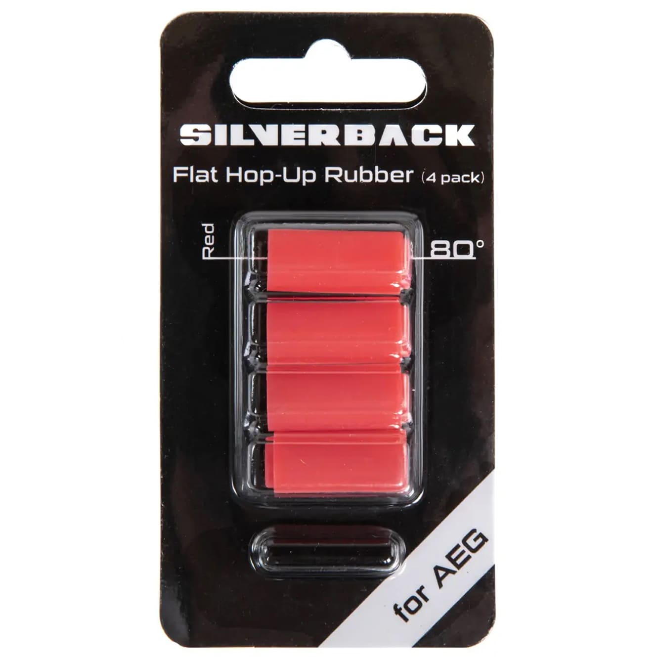 Гумки Hop-Up Silverback Airsoft 80 град. тип AEG Red - 4шт.