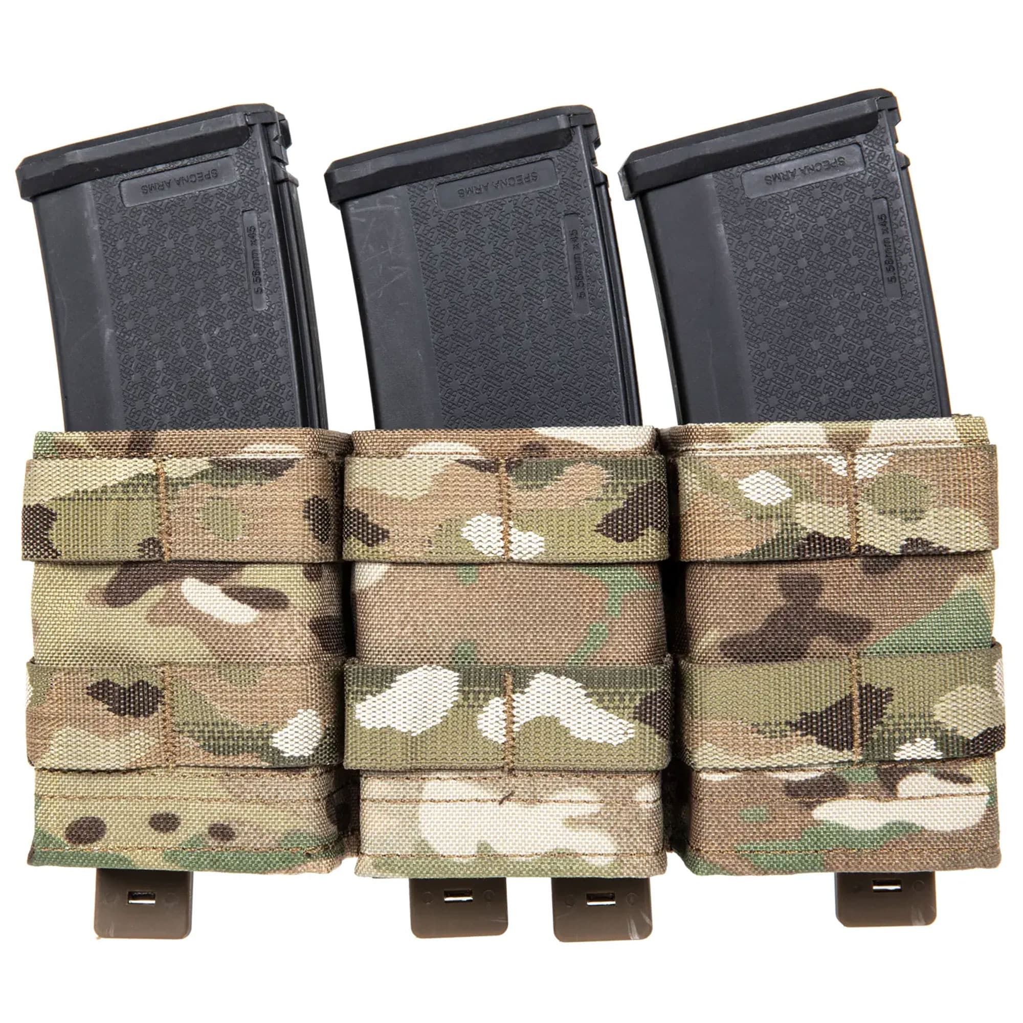 Potrójna ładownica Wosport na magazynki 7.62 mm - MultiCam