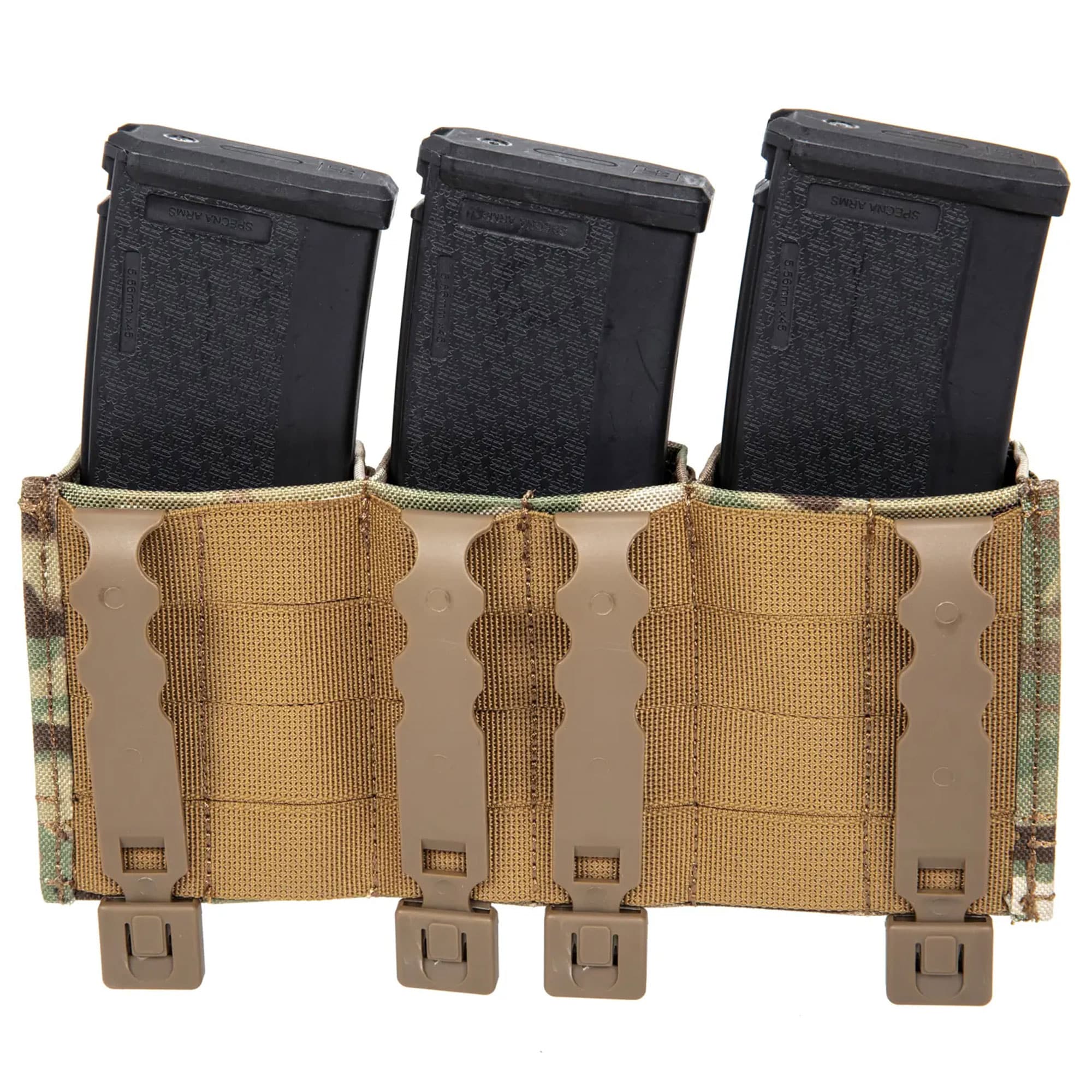 Potrójna ładownica Wosport na magazynki 7.62 mm - MultiCam