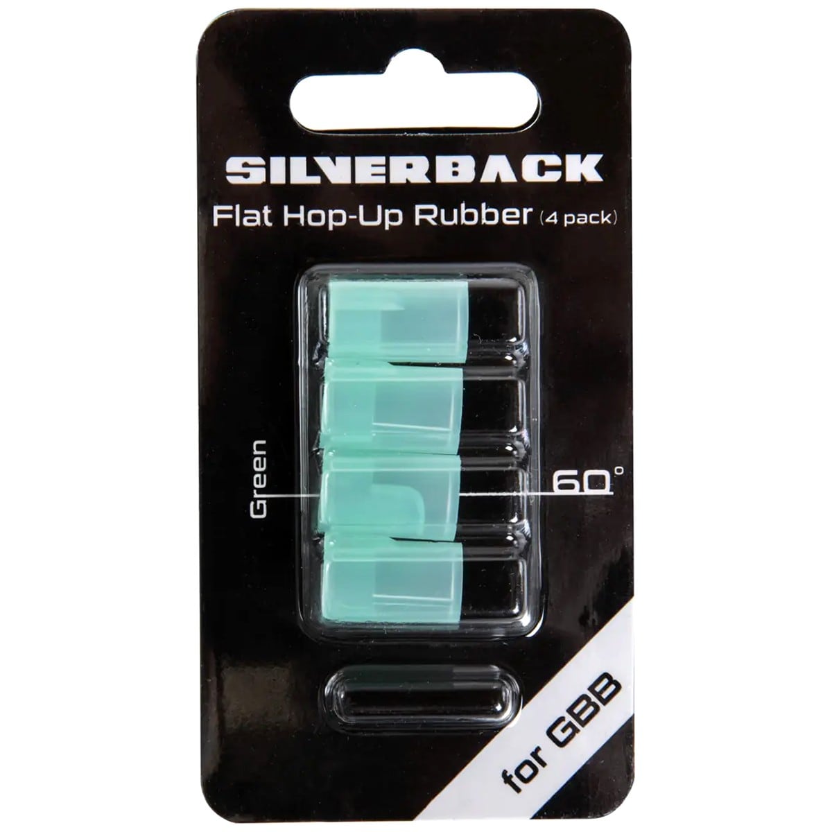 Zestaw gumek Hop-Up Silverback 60 typ GBB Green - 4 szt.
