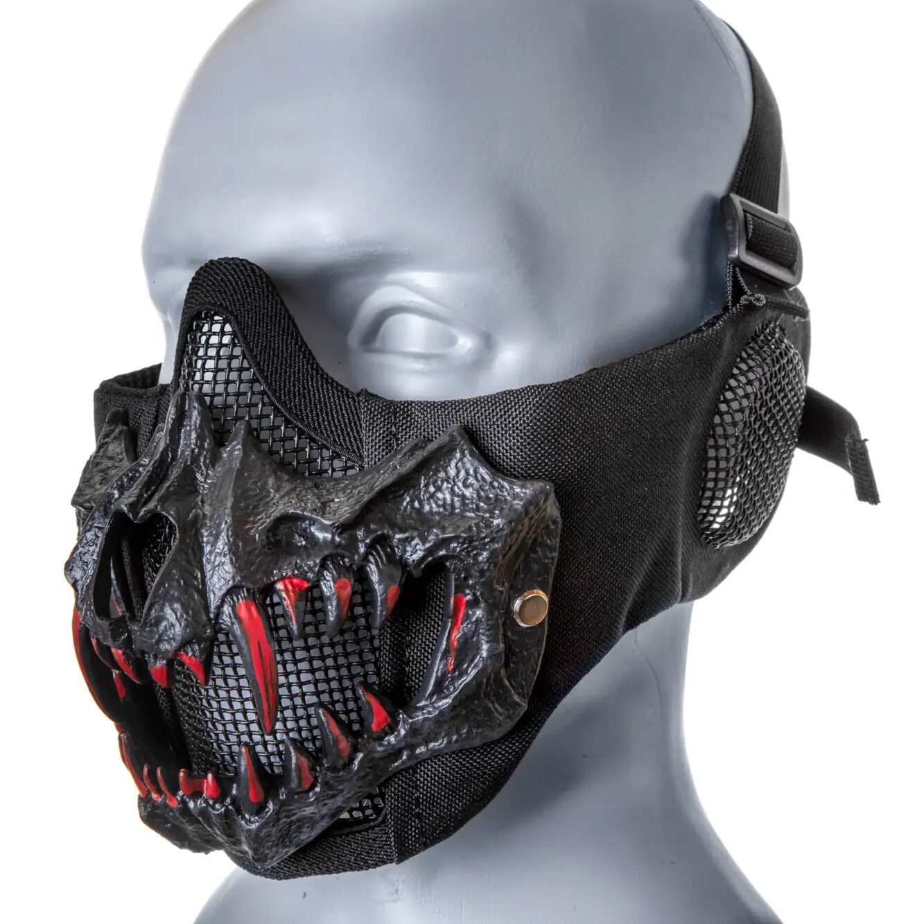 Захисна маска типу Stalker Wosport EVO Plus Fangs Ear Protection  - Black