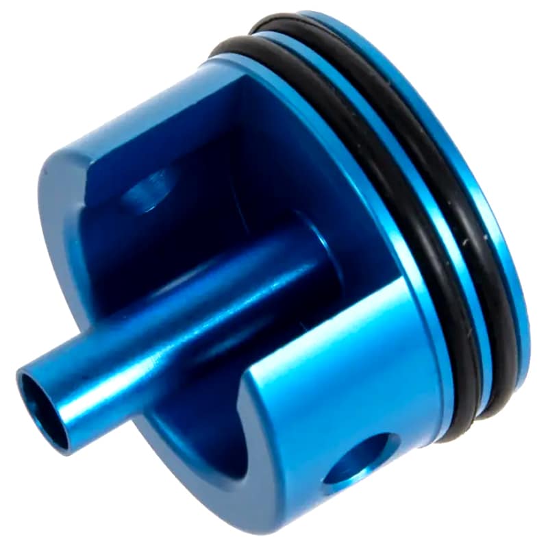 Aluminiowa głowica cylindra Solink Motor do gearboxa V2 i V3 - Blue