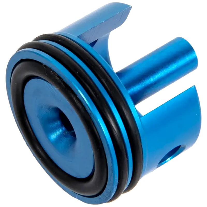 Aluminiowa głowica cylindra Solink Motor do gearboxa V2 i V3 - Blue