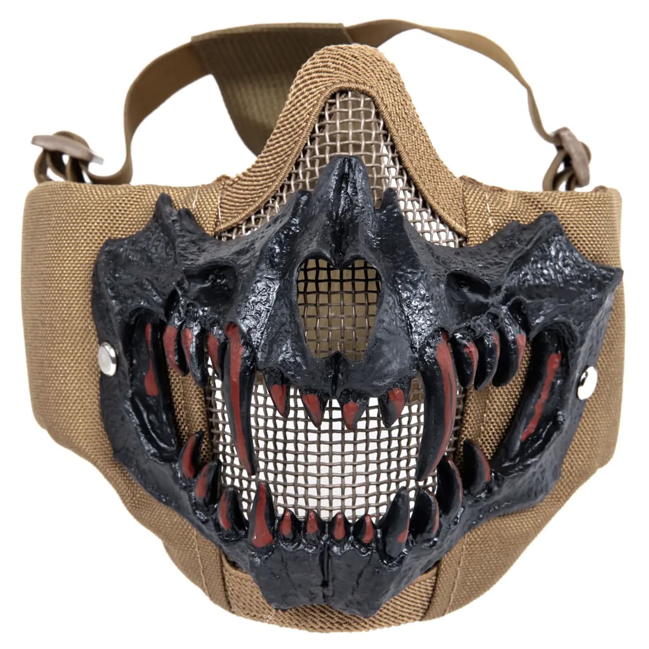 Захисна маска типу Stalker Wosport EVO Plus Fangs Ear Protection  - Tan