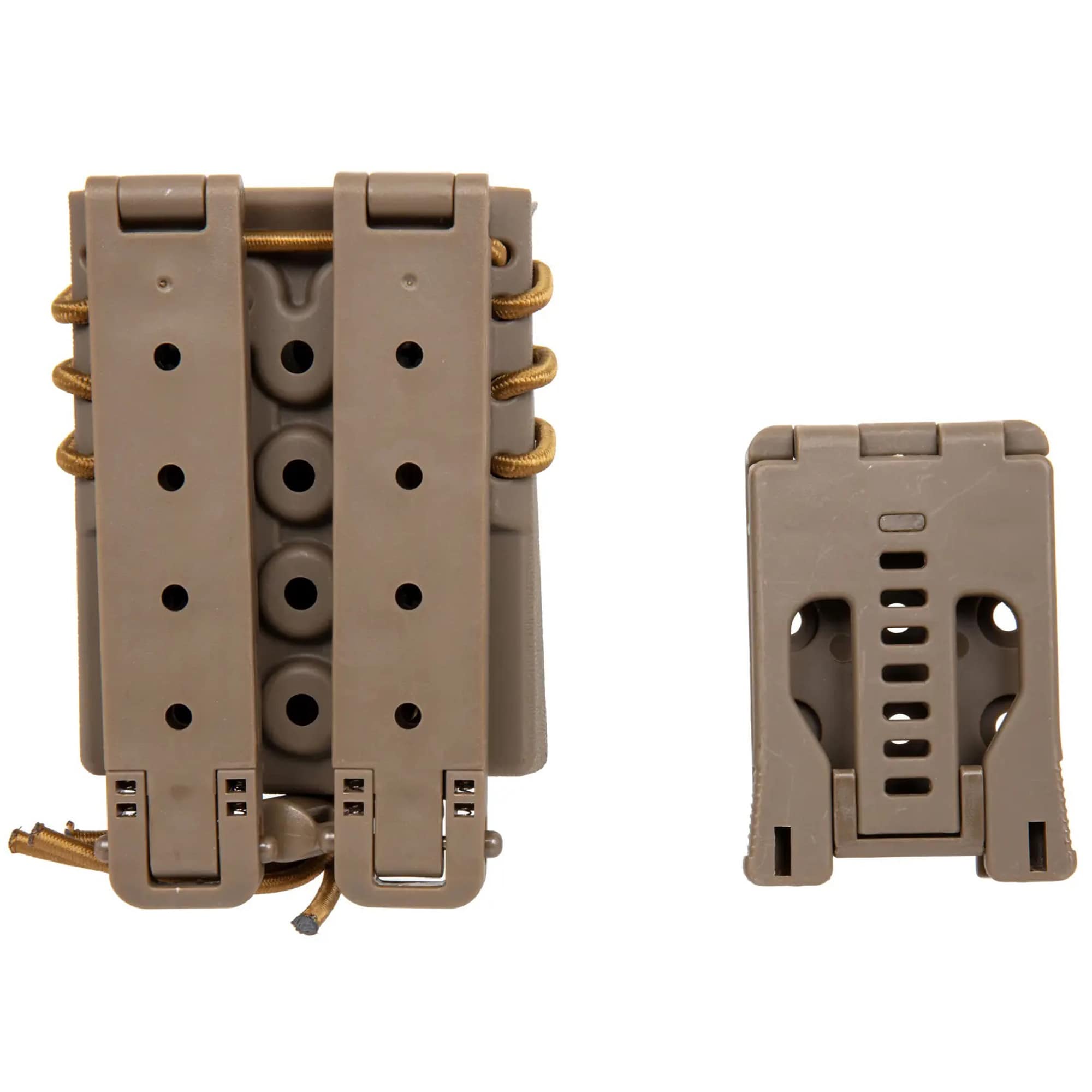 Подвійний підсумок Wosport Urban Assault Quick Pull для магазинів M4/M16 та 9 мм - Tan