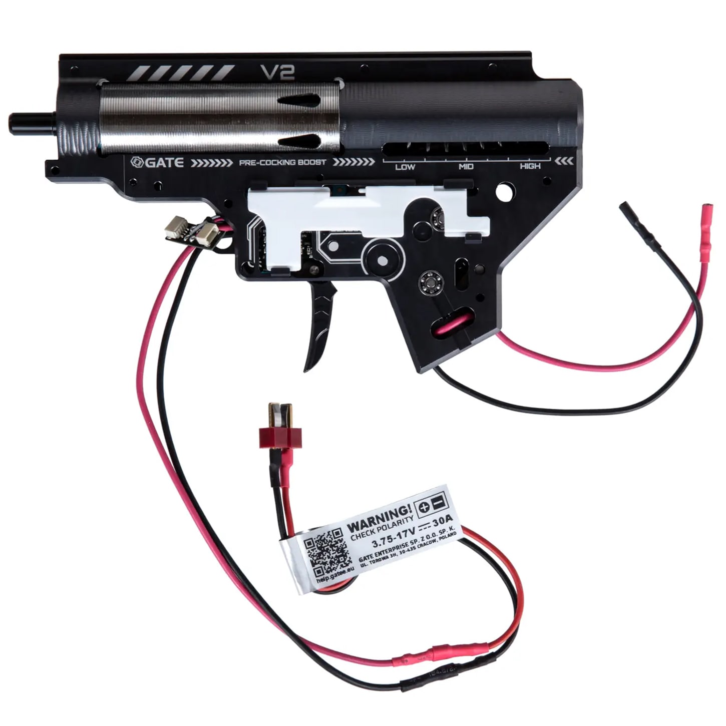 Kompletny Gearbox Gate EON V2 (SSG) z wbudowanym układem TITAN II Bluetooth Front Wired