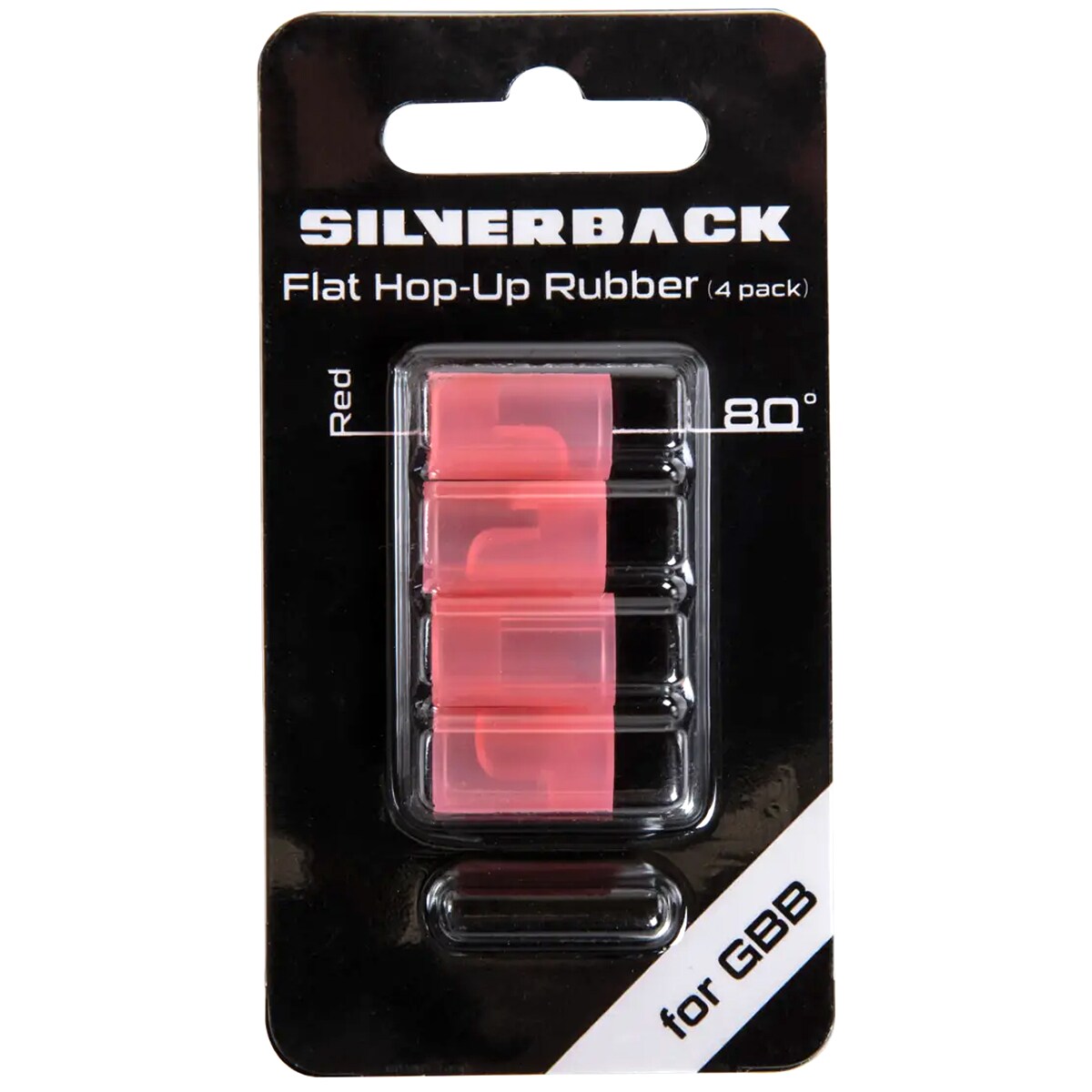 Zestaw 4 gumek Hop-Up Silverback Airsoft 80 st. do replik GBB