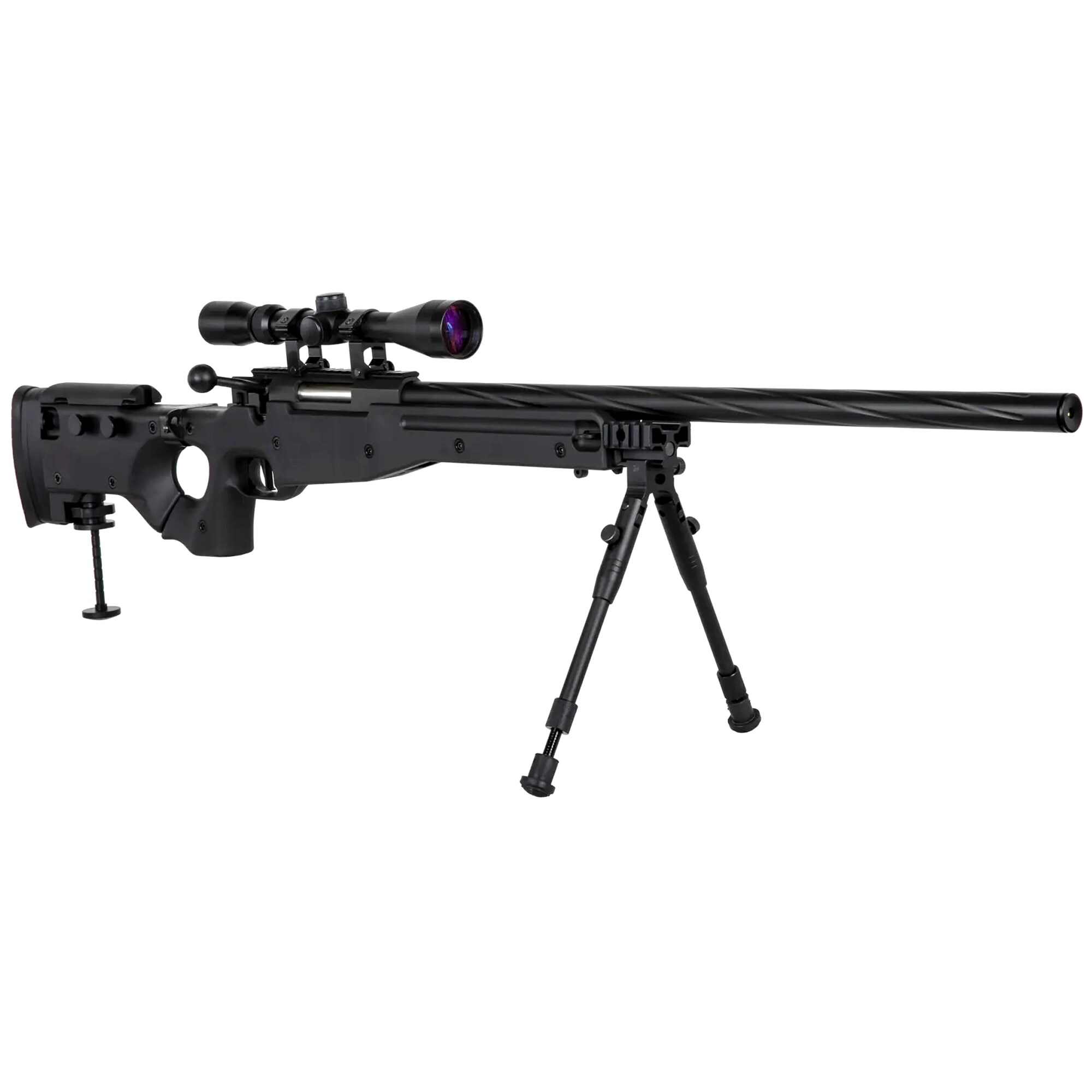 Снайперська гвинтівка ASG Specna Arms SA-S14 EDGE з оптичним прицілом та сошкою - Black