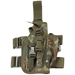 Regulowana kabura udowa MFH z ładownicą - Flecktarn