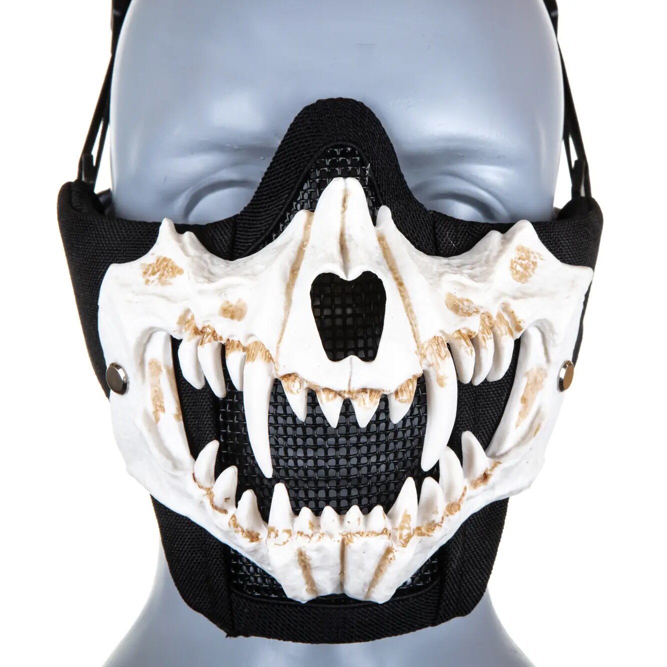 Maska ochronna typu Stalker Wosport EVO Fangs Upgrade - White