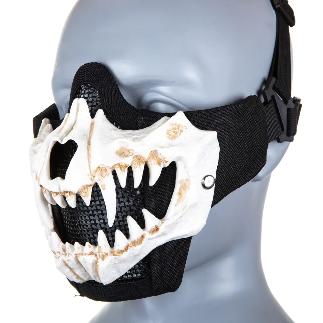 Maska ochronna typu Stalker Wosport EVO Fangs Upgrade - White