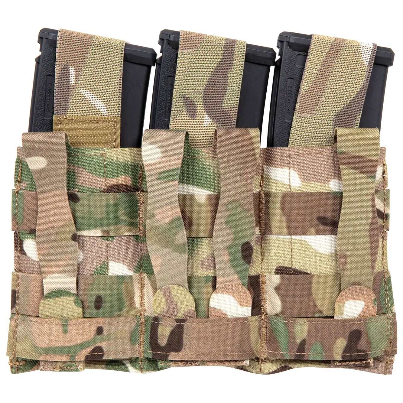 Potrójna ładownica Wosport na duże magazynki - MultiCam