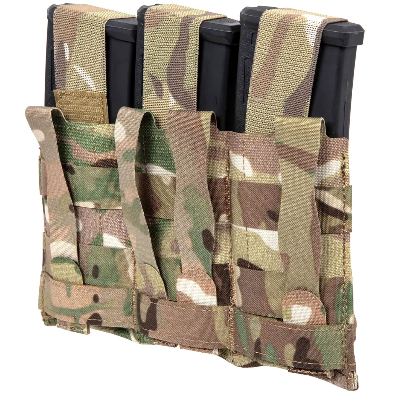 Potrójna ładownica Wosport na duże magazynki - MultiCam