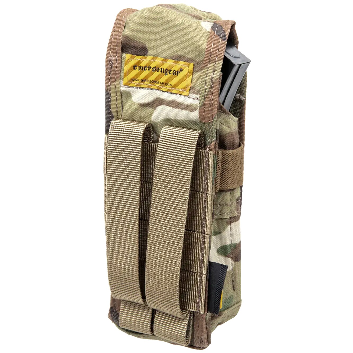 Pojedyncza ładownica zamknięta Emerson na magazynki 7.62 mm - MultiCam