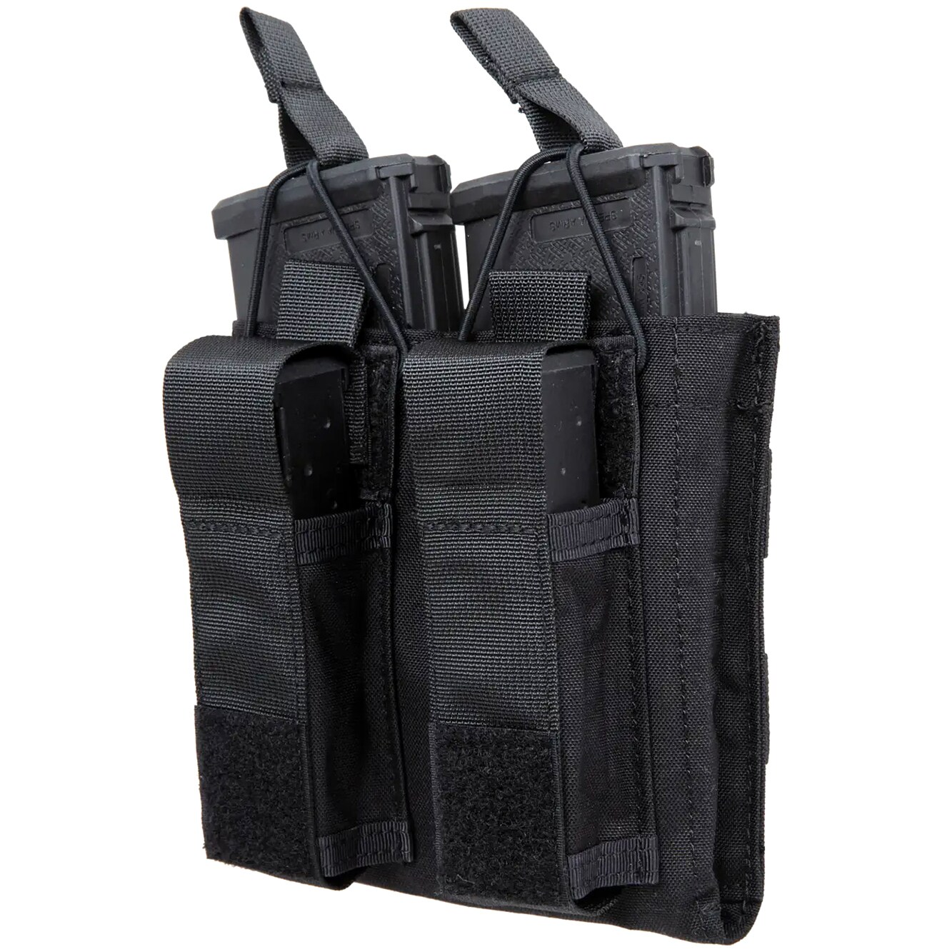 Подвійний підсумок Emerson Open Top для магазинів M4/M16 та пістолетів - Black